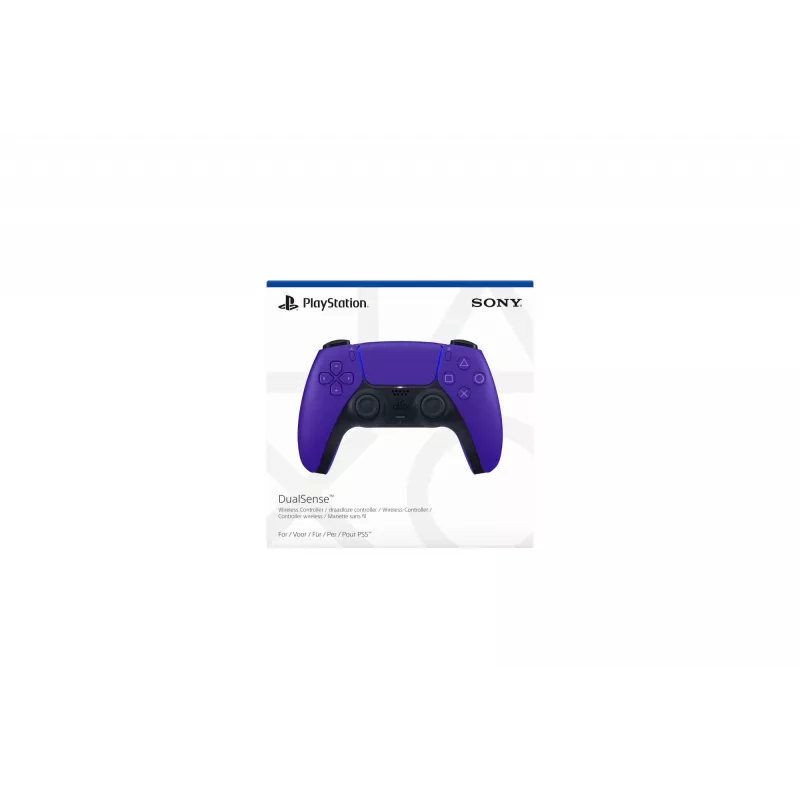 Sony bezvadu kontrolieris DualSense Galactic violeta V2, Spēļu kontrolieris, PlayStation 5, Atpakaļ poga, Izvēlnes poga, Sākuma poga, Analogais / digitālais, Dažādi, Vadu un bezvadu