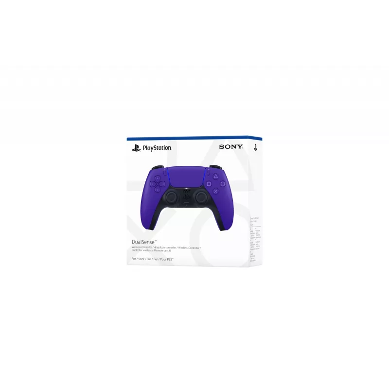 Sony bezvadu kontrolieris DualSense Galactic violeta V2, Spēļu kontrolieris, PlayStation 5, Atpakaļ poga, Izvēlnes poga, Sākuma poga, Analogais / digitālais, Dažādi, Vadu un bezvadu