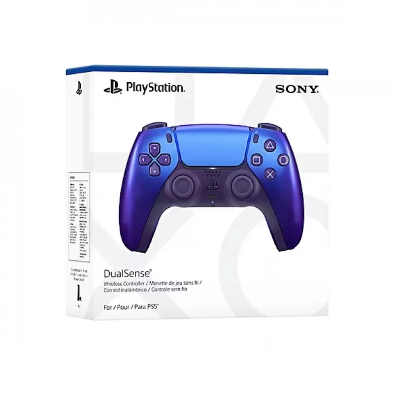 Gamepad Sony DualSense Wireless kontrolieris Chroma Indigo — Bluetooth & USB Type-C, PS5, iebūvēts Li-Ion akumulators