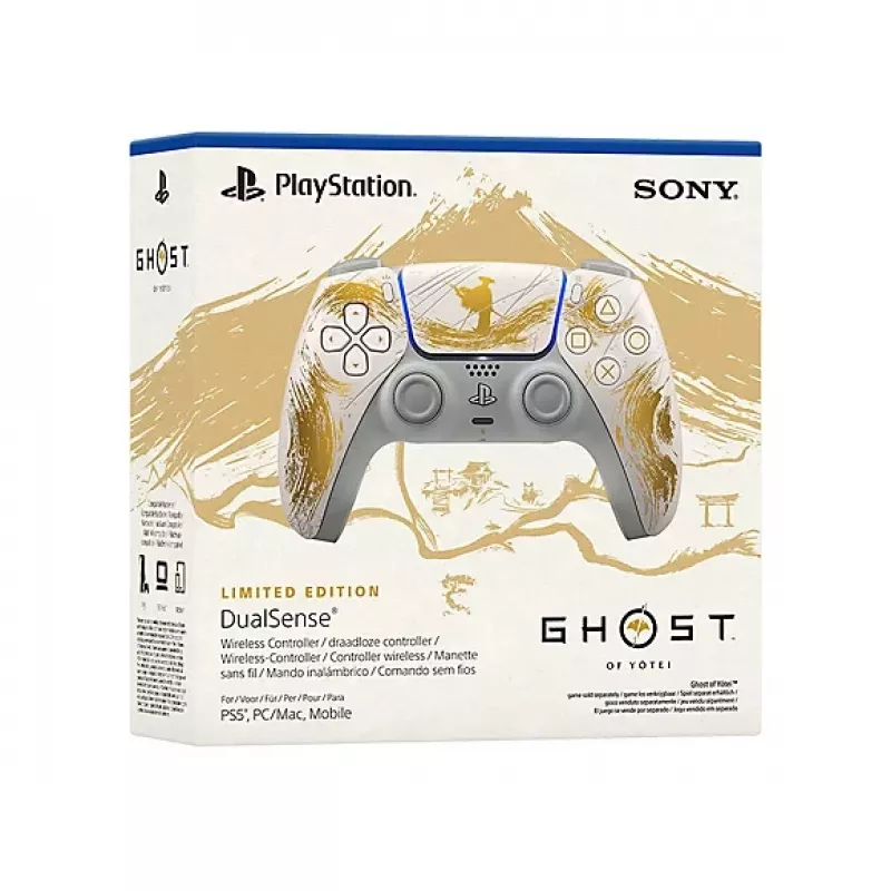 Sony DualSense bezvadu kontrolieris — Ghost of Yotei zelta ierobežotā tirāža