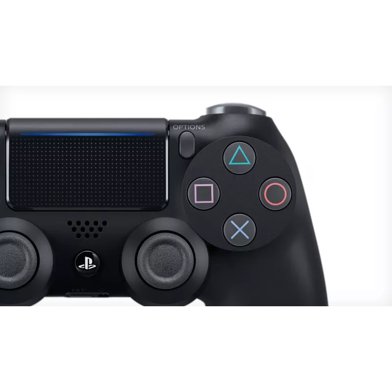 Sony DualShock 4 V2 Jet Melns, spēļu kontrolieris, PlayStation 4, D-pad, analogais / digitālais, dažādi, vadu un bezvadu