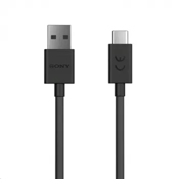 Sony UCB20 USB kabelis USB 2.0 1 m USB A USB C Melns