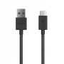 Sony UCB20 USB kabelis USB 2.0 1 m USB A USB C Melns