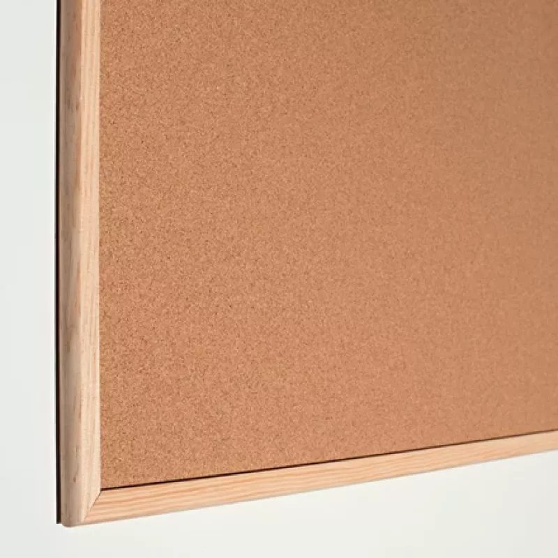 Esselte Standard korķa ziņojumu dēlis, koka rāmis, 100x60cm, koks, koks, korķis, horizontāli, standarta, 595 mm