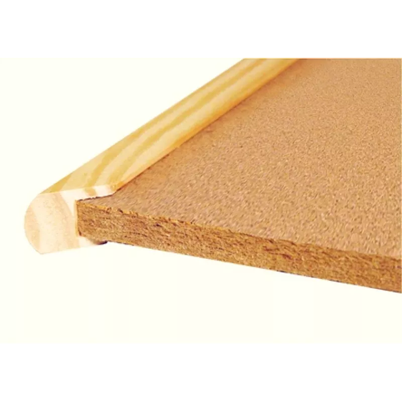 Esselte Standard korķa ziņojumu dēlis, koka rāmis, 100x60cm, koks, koks, korķis, horizontāli, standarta, 595 mm