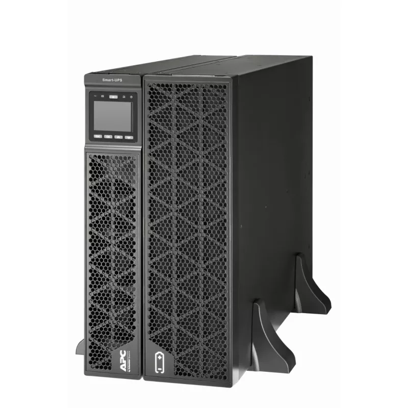 APC Smart-UPS On-Line, 8kVA/8kW, Rack/Tower, 230V, 2x IEC C13+1x IEC C19+Hard wire 3-wire (H+N+E) outlets, tīkls Card, W/O rail kit