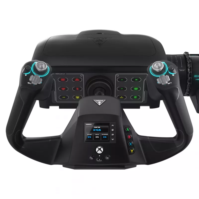 Flight Sim Turtle Beach VelocityOne Flight Melns USB analogs/ciparu PC Xbox