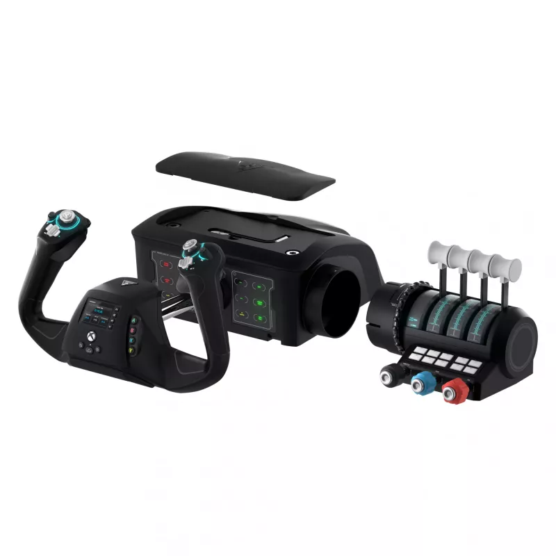 Flight Sim Turtle Beach VelocityOne Flight Melns USB analogs/ciparu PC Xbox