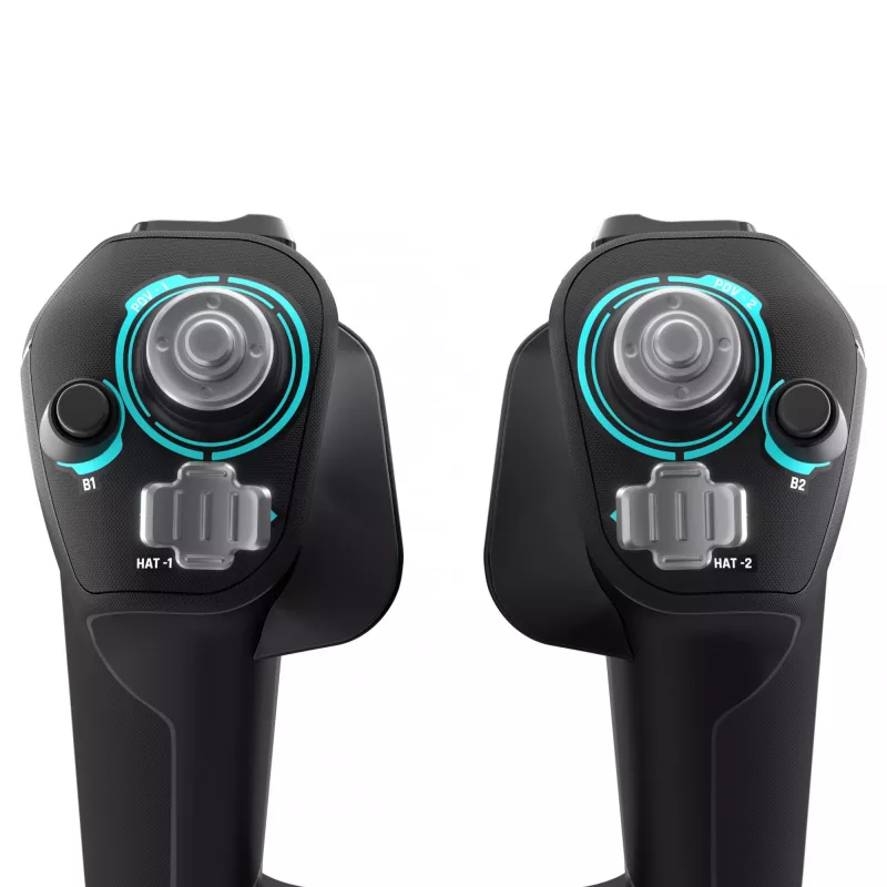 Flight Sim Turtle Beach VelocityOne Flight Melns USB analogs/ciparu PC Xbox