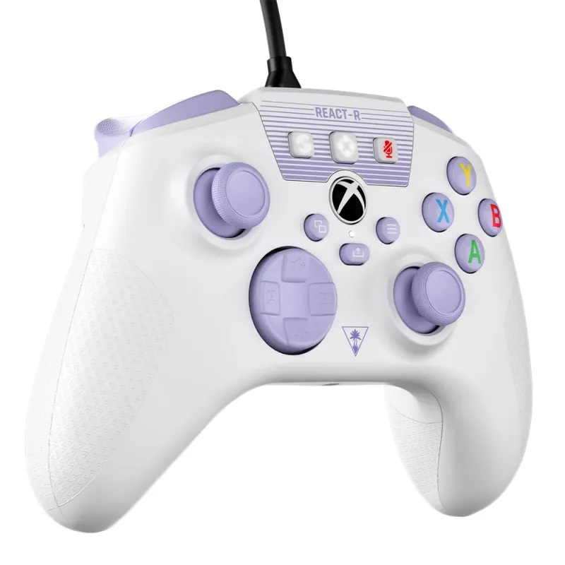 Turtle Beach REACT-R violeta, balta USB Gamepad PC, Xbox One, Xbox One S, Xbox One X, Xbox Series S, Xbox Series X