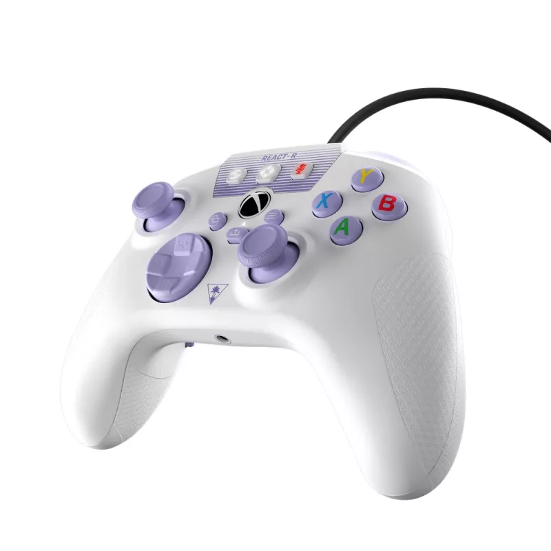 Turtle Beach REACT-R violeta, balta USB Gamepad PC, Xbox One, Xbox One S, Xbox One X, Xbox Series S, Xbox Series X