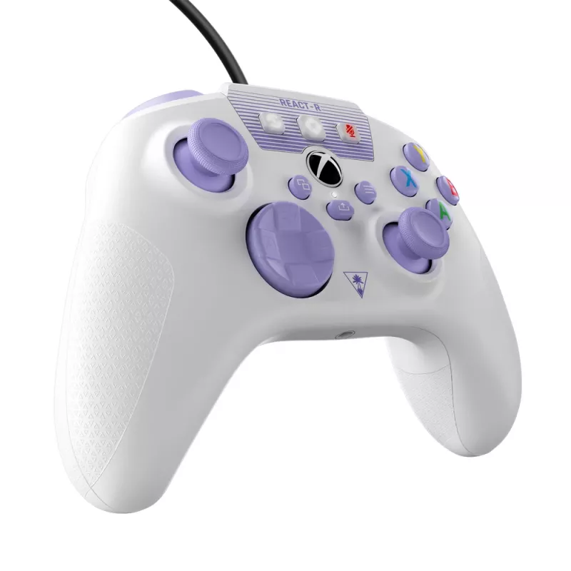Turtle Beach REACT-R violeta, balta USB Gamepad PC, Xbox One, Xbox One S, Xbox One X, Xbox Series S, Xbox Series X