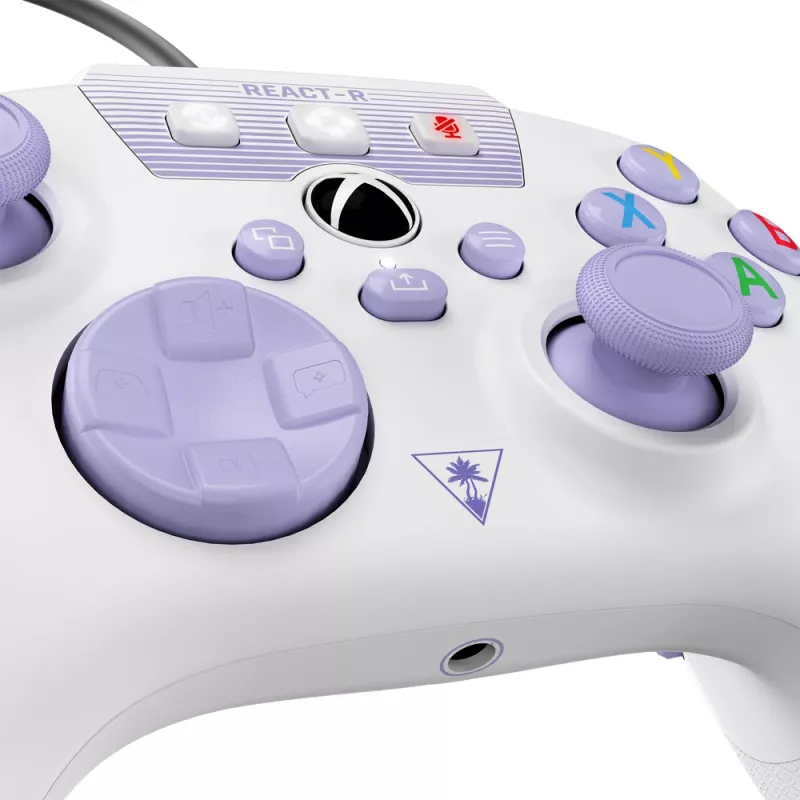 Turtle Beach REACT-R violeta, balta USB Gamepad PC, Xbox One, Xbox One S, Xbox One X, Xbox Series S, Xbox Series X