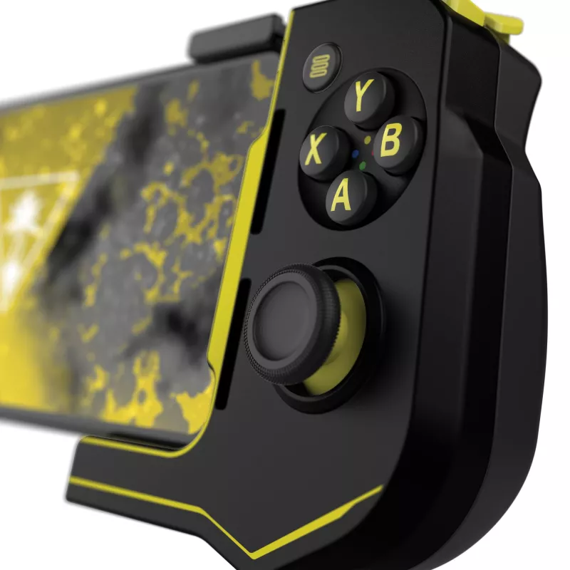 Spēļu kontrolieris Turtle Beach Atom melns dzeltens Bluetooth Android bezvadu