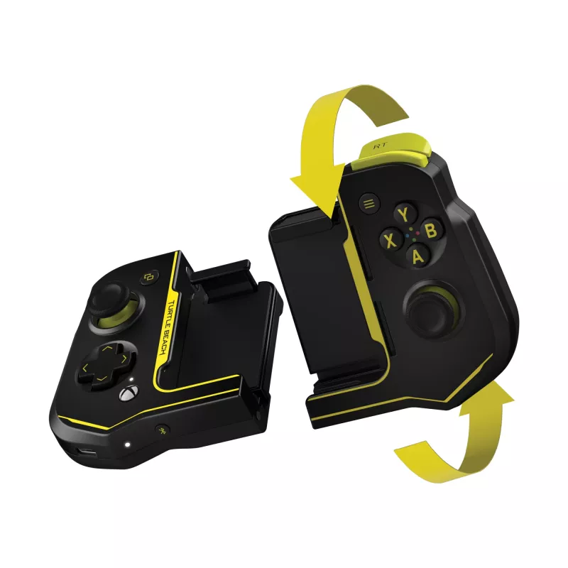 Spēļu kontrolieris Turtle Beach Atom melns dzeltens Bluetooth Android bezvadu