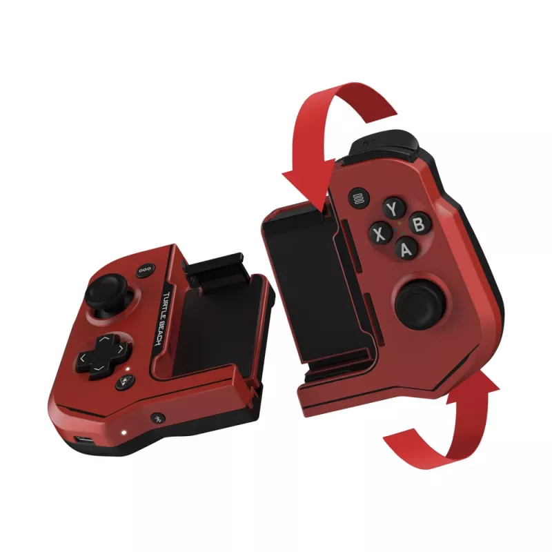 Spēļu kontrolieris Turtle Beach Atom melns sarkans Bluetooth Android bezvadu