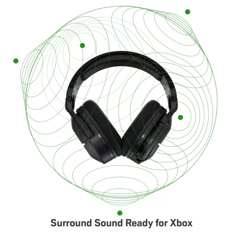 Austiņas Turtle Beach Stealth 600 Gen 2 MAX – vadu un bezvadu, USB-C, apkārt auss glāžņa tipa, 20–20000 Hz, melnas