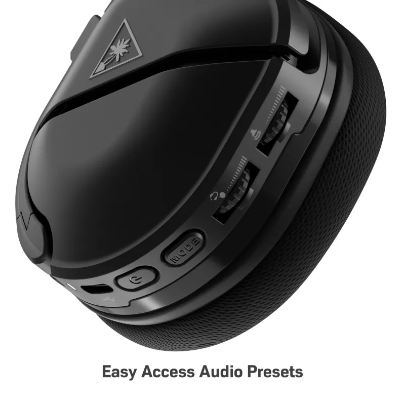 Austiņas Turtle Beach Stealth 600 Gen 2 MAX – vadu un bezvadu, USB-C, apkārt auss glāžņa tipa, 20–20000 Hz, melnas
