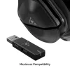 Austiņas Turtle Beach Stealth 600 Gen 2 MAX – vadu un bezvadu, USB-C, apkārt auss glāžņa tipa, 20–20000 Hz, melnas