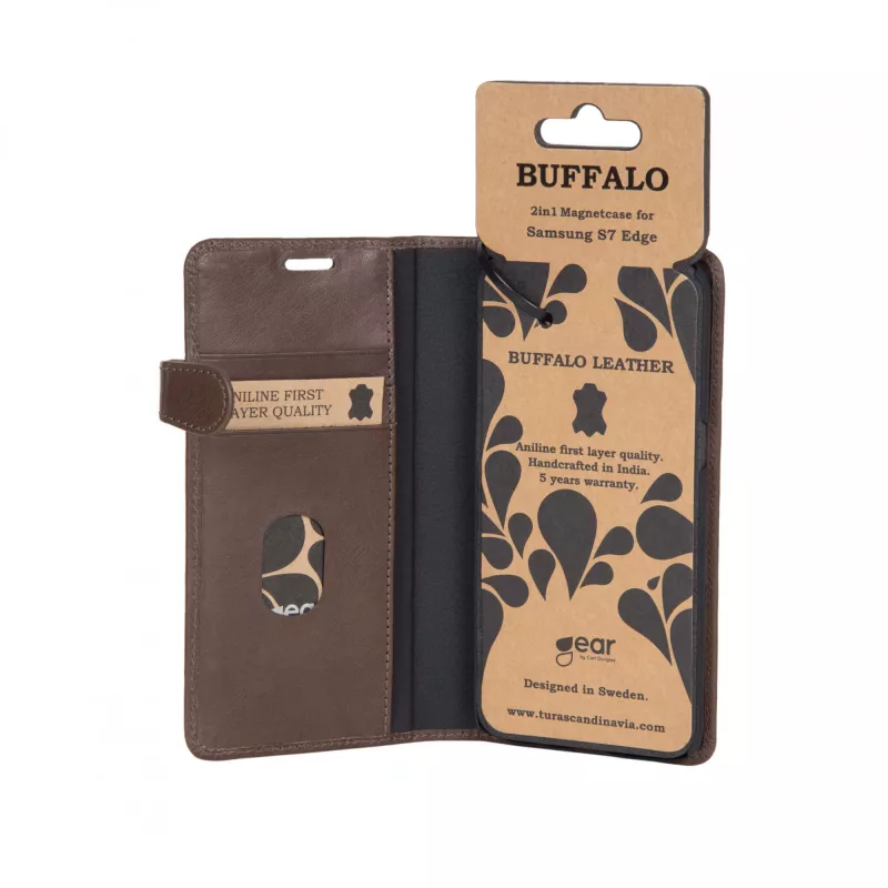 Buffalo 657525 mobilā tālruņa maciņš 14 cm (5,5 collas) Folio brūns