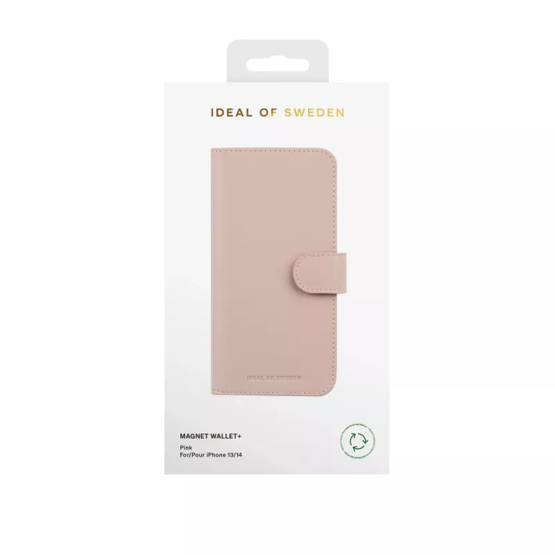 iDeal of Sweden Magnet Wallet+ iPhone 13 / 14 / 16e Rozā, Atvāžamais vāciņš, Apple, iPhone 13/14/16E, 15,4 cm (6,06″), Rozā