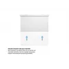 Multibrackets M 1:1 Manual Projection Screen 200x200, 112 inch balta Edition