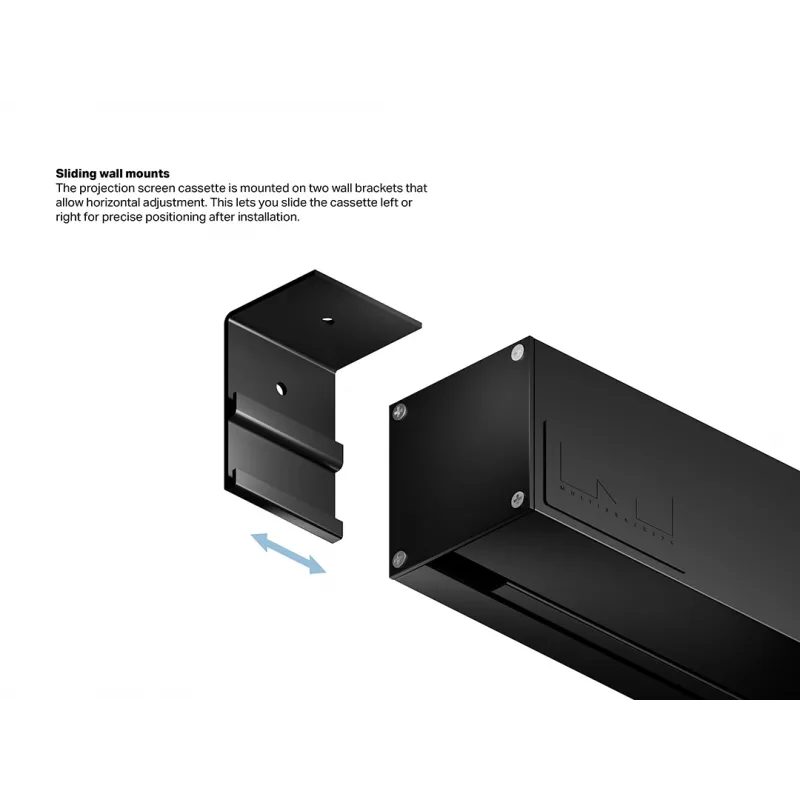 Multibrackets M 16:9 motorizēts projekcijas ekrāns 240x135, 108 collu Melns Edition