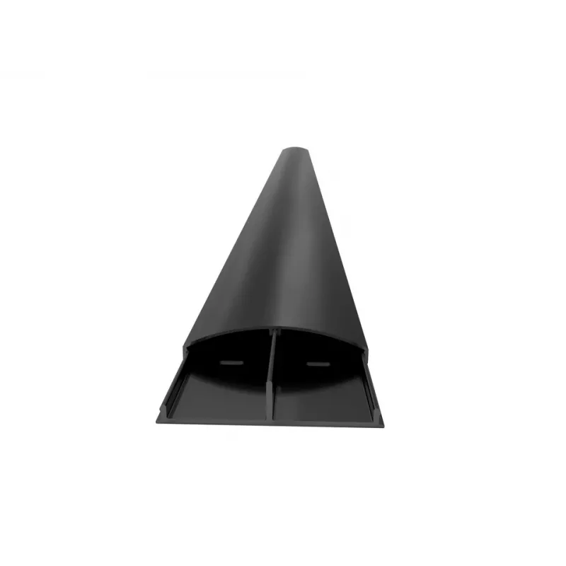 Multibrackets M vadu slēptuve SS melna, 75 mm platums - 1600 mm garums