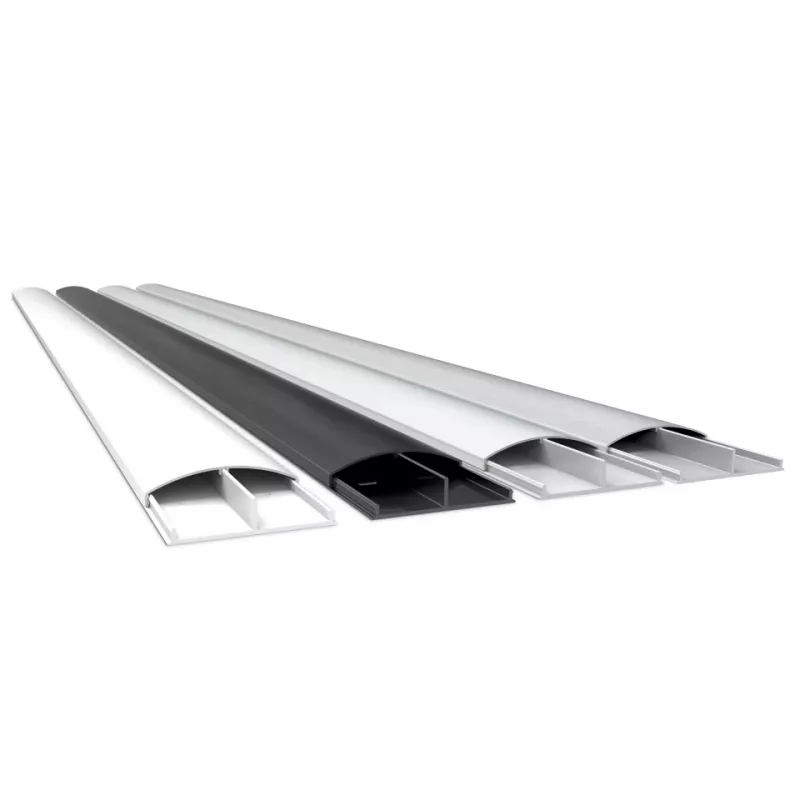 Multibrackets M vadu slēptuve SS melna, 75 mm platums - 1600 mm garums
