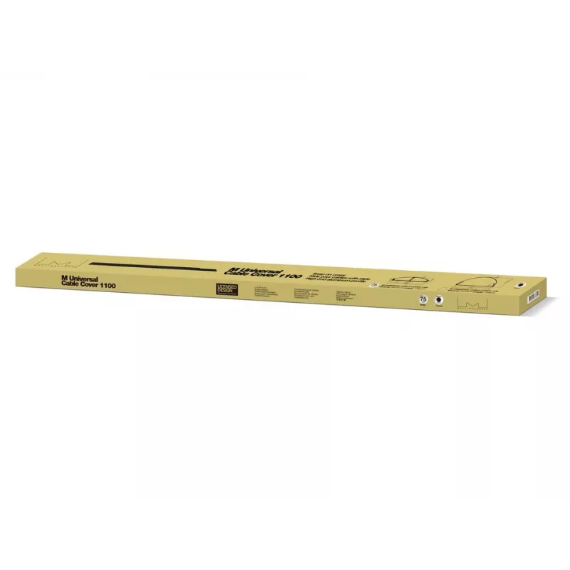 Multibrackets M vadu slēptuve SS melna, 75 mm platums - 1600 mm garums