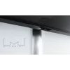 Multibrackets M vadu slēptuve SS melna, 75 mm platums - 1600 mm garums