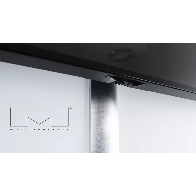 Multibrackets M vadu slēptuve SS melna, 75 mm platums - 1600 mm garums