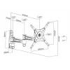 Multibrackets M VESA Flexarm 360 III Balts 15 kg 15-32 collas