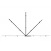 Pagriežamais sienas stiprinājums MULTIBRACKETS M Universal 180° — 26 collu–47 collu ekrāniem, VESA līdz 400x400, maks. 25 kg, melns