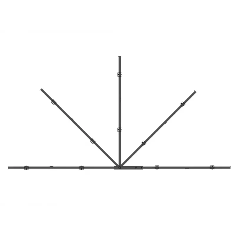 Pagriežamais sienas stiprinājums MULTIBRACKETS M Universal 180° — 26 collu–47 collu ekrāniem, VESA līdz 400x400, maks. 25 kg, melns