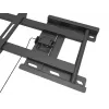 Pagriežamais sienas stiprinājums MULTIBRACKETS M Universal 180° — 26 collu–47 collu ekrāniem, VESA līdz 400x400, maks. 25 kg, melns
