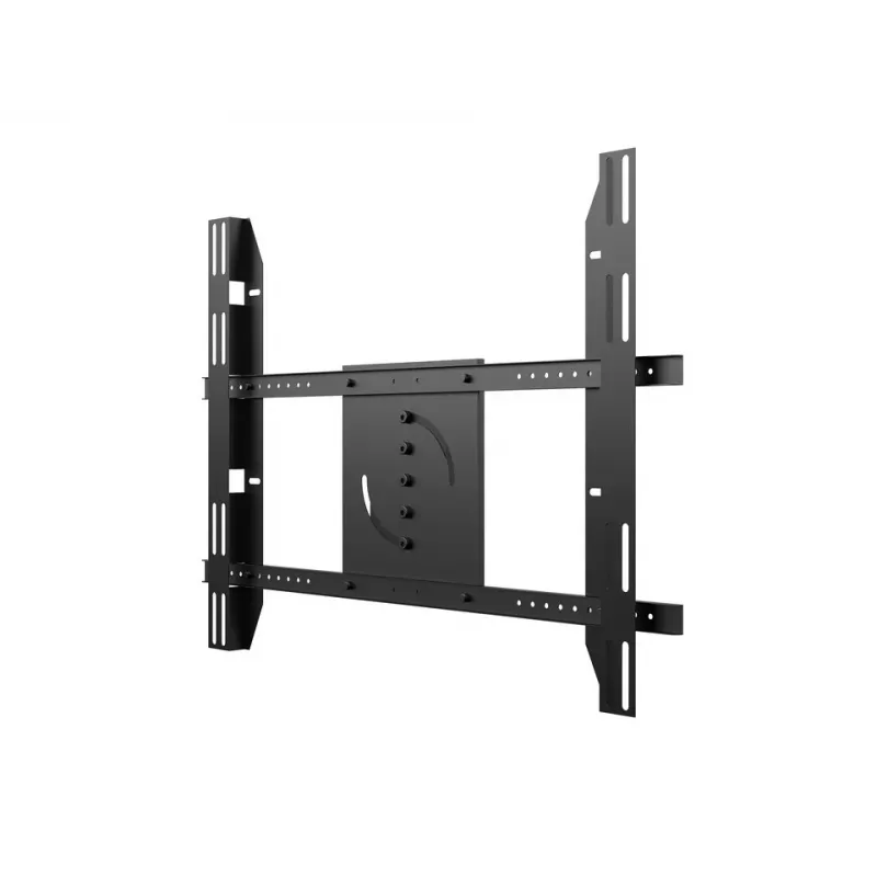 Viena ekrāna publiskā displeja statīvs MULTIBRACKETS M – melns, atbalsta līdz 60 kg, VESA 200x200–800x400
