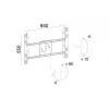 Viena ekrāna publiskā displeja statīvs MULTIBRACKETS M – melns, atbalsta līdz 60 kg, VESA 200x200–800x400