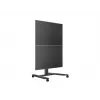 Viena ekrāna publiskā displeja statīvs MULTIBRACKETS M – melns, atbalsta līdz 60 kg, VESA 200x200–800x400