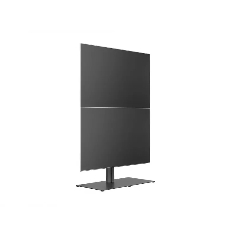Viena ekrāna publiskā displeja statīvs MULTIBRACKETS M – melns, atbalsta līdz 60 kg, VESA 200x200–800x400