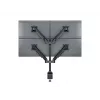 Multibrackets M VESA Gas Lift Arm Quad Melns 40 kg 15-32 collas