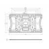 Multibrackets M VESA Super plāns Tilt & Turn Plus HD stiprinājuma kronšteins