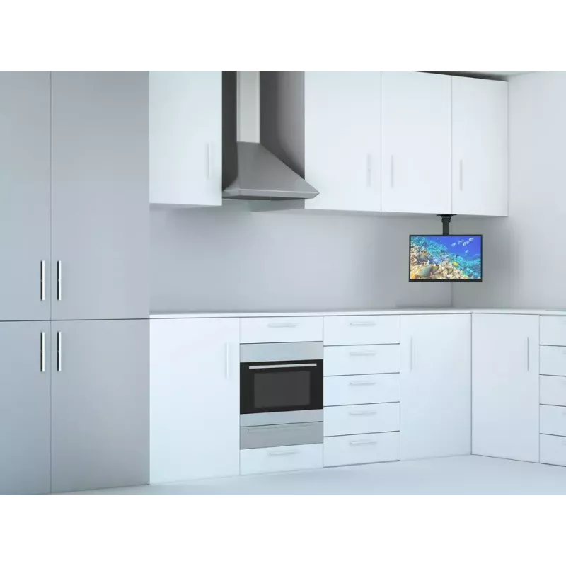 Montāžas kronšteins Multibrackets M Vesa Flip Down Melns