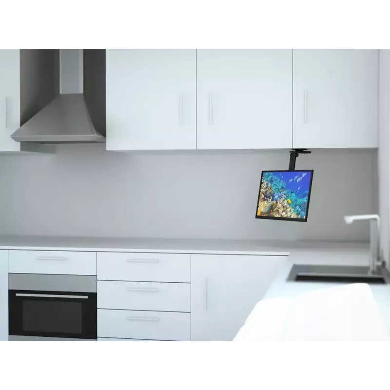 Montāžas kronšteins Multibrackets M Vesa Flip Down Melns