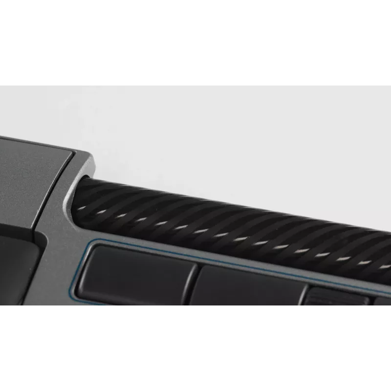 Mousetrapper Delta pelei pelēka paplašināta USB-A, USB Type-A, 4000 DPI, melna, pelēka