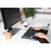Mousetrapper Delta pelei pelēka paplašināta USB-A, USB Type-A, 4000 DPI, melna, pelēka