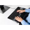 Mousetrapper Delta pelei pelēka paplašināta USB-A, USB Type-A, 4000 DPI, melna, pelēka