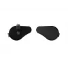 Plaukstas balsts Mousetrapper Armrest Split — mākslīgā āda, melna, 305×195×24 mm