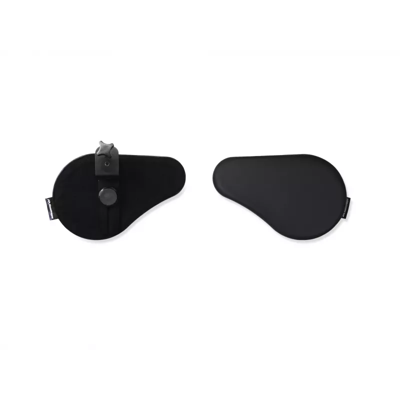 Plaukstas balsts Mousetrapper Armrest Split — mākslīgā āda, melna, 305×195×24 mm