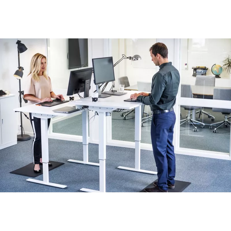 Stāvēšanas paklājiņš Mousetrapper Active Standing Mat — taisnstūrveida, melns, 740 × 450 mm, 1,8 cm biezums